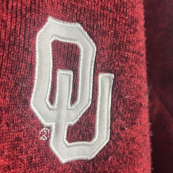 🔥🏈 Vintage OKLAHOMA SOONERS Full Zip Polyester Fleece Jacket - Men Sz XL - GUC - Picture 5 of 13